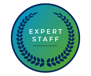 expert staff trust badge